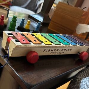 Imitate 1964 Fisher-Price Colorful Musical Xylophone